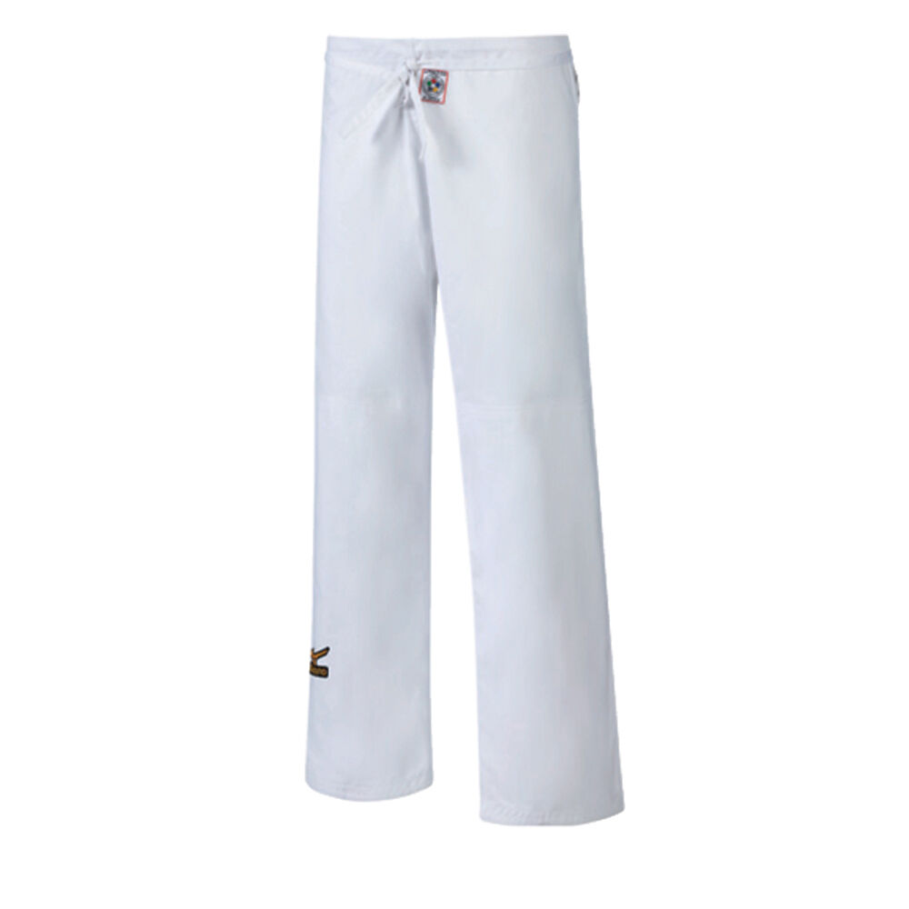 Pantaloni Mizuno IJF Best Uomo - Bianche - 86203-ASLB